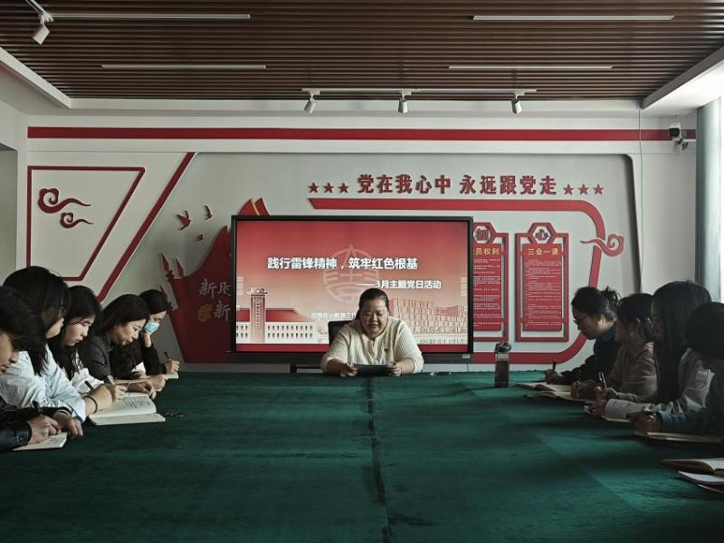 践行雷锋精神，筑牢红色根基 ——思想政治教育工作部党支部开展学雷锋系列活动